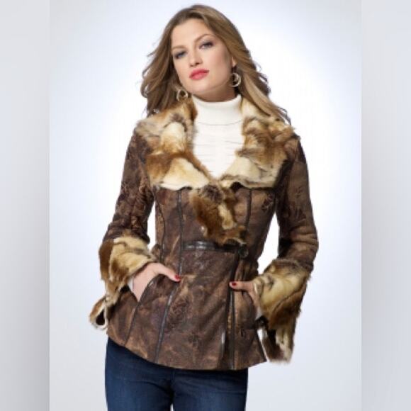 Cache Faux Fur Jacket - Picture 1 of 7